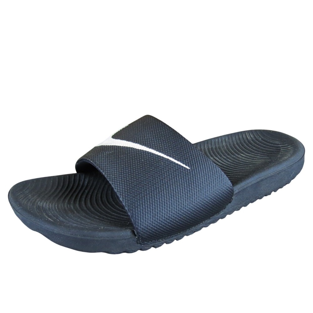 Nike Slide Boys Y 4 M Sandal Black Synthetic Skuo